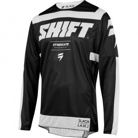 Maillot VTT/Motocross SHIFT 3LACK LABEL STRIKE Manches Longues N001 2019